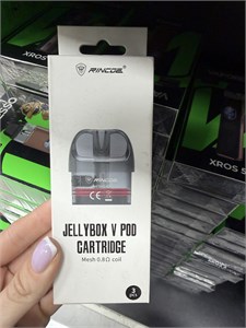 Картриджи Rincoe Jellybox V Pod Cartridge Mesh 0.8 Ом 3 шт для Jellybox V1, V2 и V3 5942
