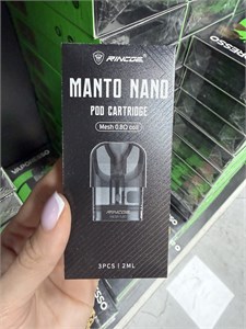 Картриджи Rincoe Manto Nano Mesh 0.8 Ом 2 мл 3 штуки для Rincoe Manto Nano Pro, P1, A1, Z1, A2, Z2 и Pro 2 5074