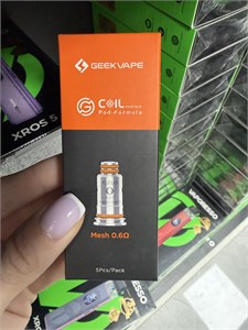 Испарители Geek Vape Coil G 0.6 Ом Mesh 5 шт для Aegis Pod, AP2 (Aegis Pod 2), Wenax Stylus, Wenax S-C, Wenax C1, Digiflavor DU и DIGI-UNO 5958