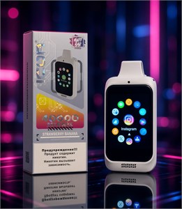 Icon 40000 - 40000 затяжек с сенсорным экраном, играми и соцсетями, динамиком, возможностью регулировать мощность, ставить пароль 5454