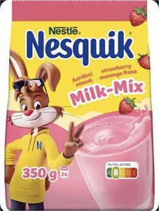 Напиток растворимый NESQUIK Milk-Mix клубника 350г (не какао) 6187