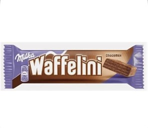 Вафли Milka Wafellini Милка Ваффелини с какао начинкой покрытые молочным шоколадом, 31 г 6194