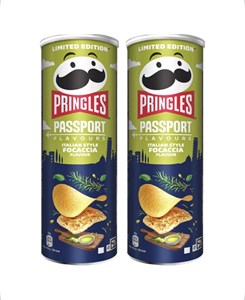 Картофельные чипсы Pringles Passport Italian Style Focaccia / Принглс Фокачча - Итальянская пшеничная лепёшка 165 гр 6221