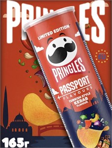 Картофельные чипсы Pringles Passport Turkish Style Kebab Flavour / Принглс Кебаб 165 гр 6224