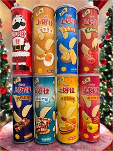 Картофельные чипсы со вкусом сыра Shanghagia туба 65 гр 6389