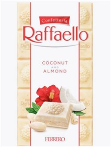 Шоколад Raffaello с кокосовой стружкой и миндалём 90 гр 6663