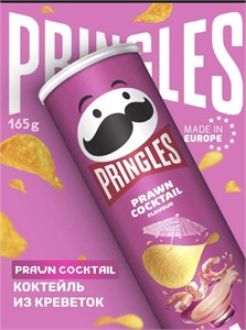 Чипсы картофельные Pringles Креветочный коктейль 6685