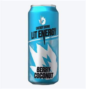 Энергетический напиток Lit Energy Berry Coconut со вкусом ягод и кокоса 450 мл 18+ 6689