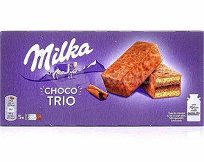 Шоколадный бисквит Milka Choco Trio (Германия), 150 г 6765