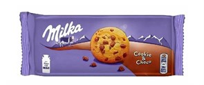 Печенье Milka Choco &amp; Cookie с шоколадной крошкой, 135 г х 1 уп 6778