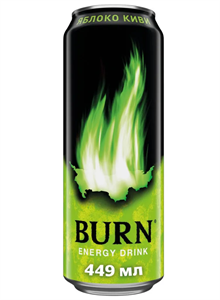 Энергетический напиток Burn Яблоко-Киви, 449 мл 7292